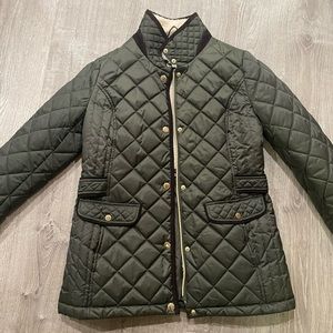 Nautica green “riding” coat